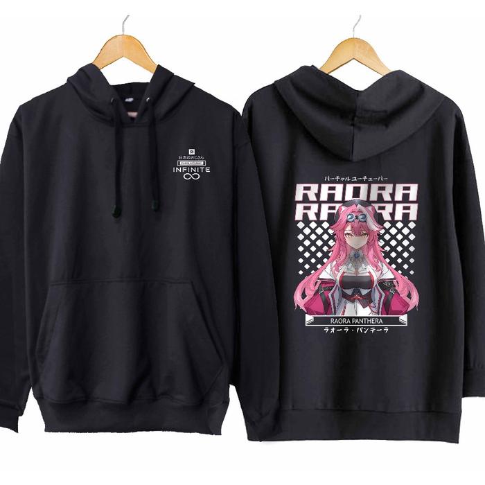Jaket hoodie jumper infinite vtuber RAORA PANTHERA alt - HOLOLIVE ENG 100% cotton fleece