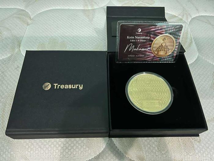 TREASURY Koin Nusantara 1/8 Dinar