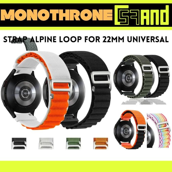 Strap Alpine Loop Jam Smartwatch 22mm Universal Huawei Watch Huawei GT GT4 Amazfit Samsung Watch Xia