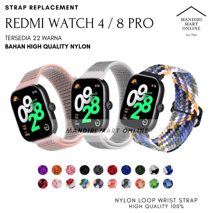 Strap Nylon Redmi Watch 4 Tali Pengganti Redmi Watch 4 Bahan Nilon Loop