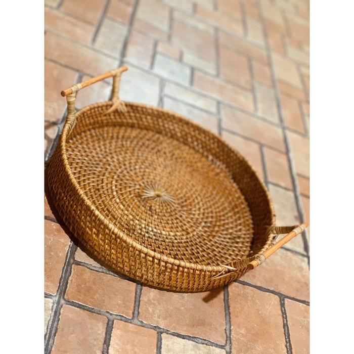 COD-TRAY rotan bulat handel (ASLI ROTAN)