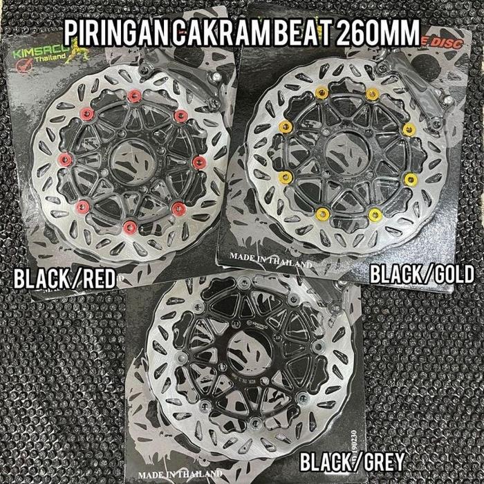 Piringan Cakram Disc Model Psm Ktc 260mm Beat Fi Scoopy Vario 110 Vario 125 Vario 150 Genio Spacy