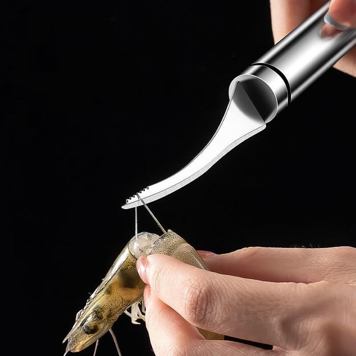 Alat Pengupas Udang Pisau Pembersih Udang La129S3 Shrimp Knife Pemotong Kupas Udang Stainless Murah 
