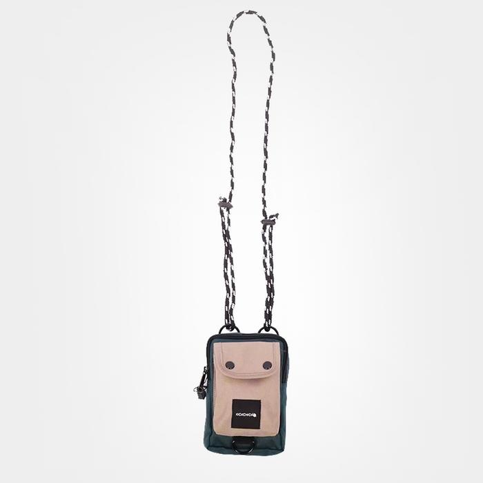 Kickchick Tas Selempang Slingbag | Melvin Series | Black Green & Red