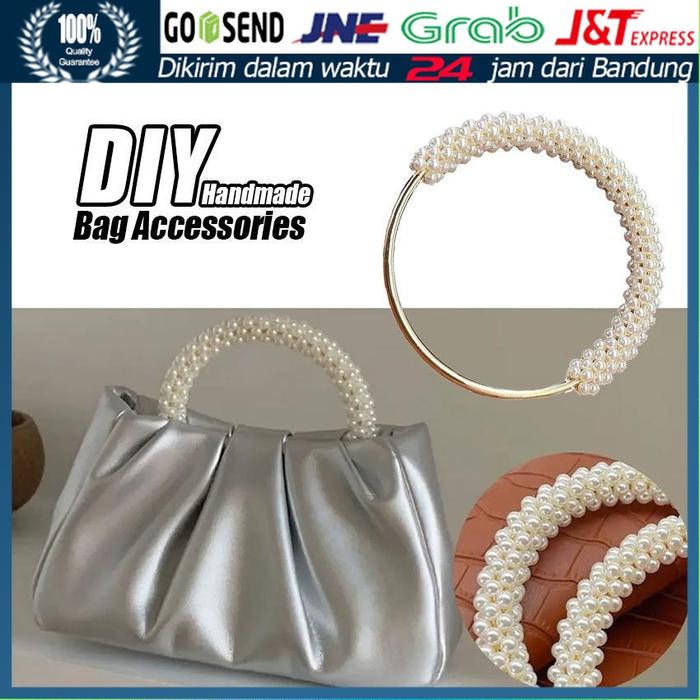 Handle Bags Handle Pegangan Tas Mutiara Alloy / Pegangan Tas / Bags Handle