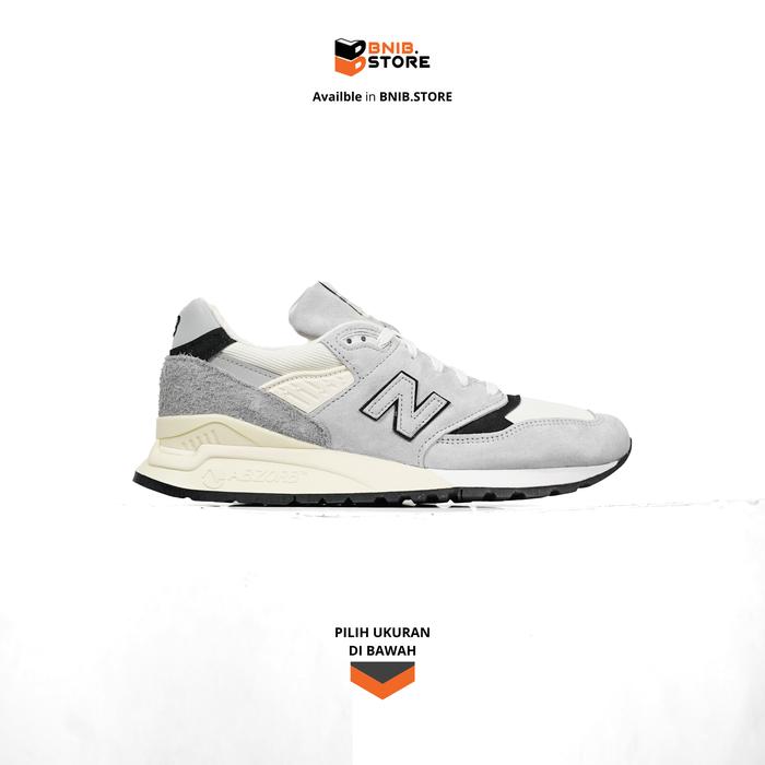 Sepatu Sneaker Pria NB Teddy Santis Made In USA 998 Grey Original