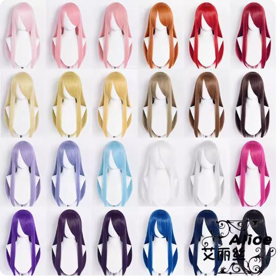 wig universal cosplay 60 cm base wig import new