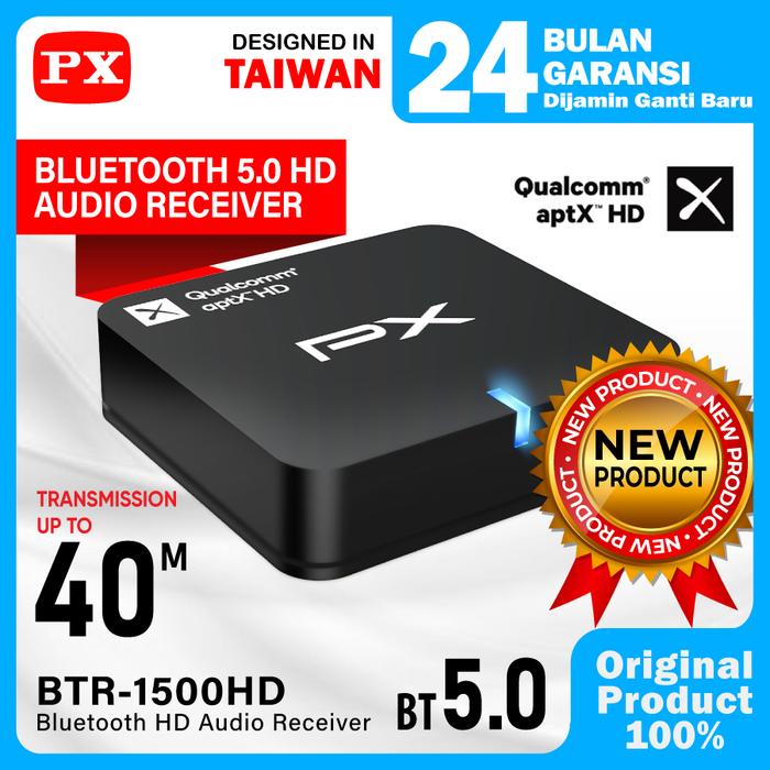 Bluetooth Receiver Audio 5.0 aptX HD Wireless Stereo PX BTR-1500HD