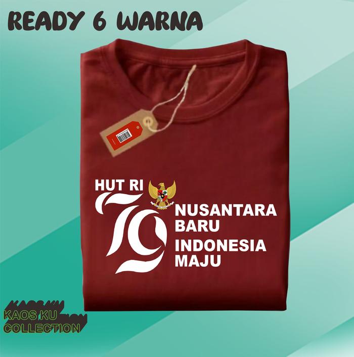 KAOS DEWASA 17 AGUSTUS LOGO IKAN TERBARU KAOS OBLONG CEWEK/COWOK