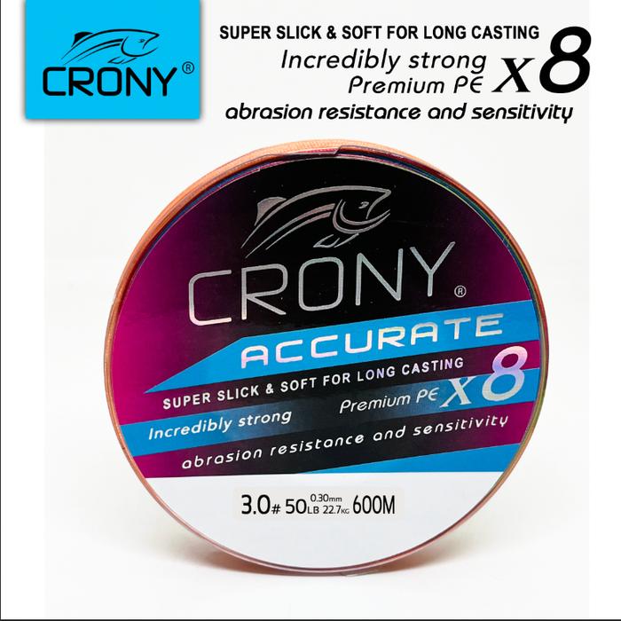 Senar pancing super kuat PE X8 Crony Accurate