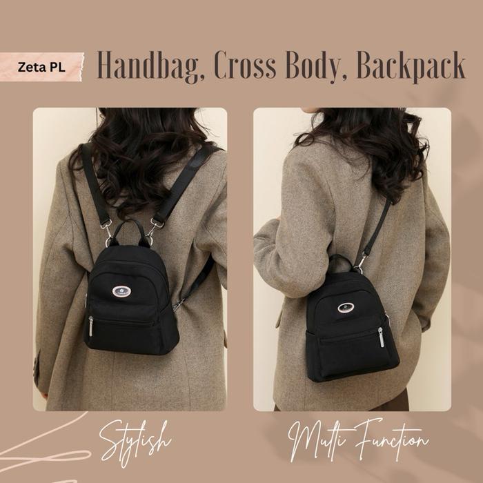 YUESITE ZETA SHOULDER BAG, CROSS BODY, BACKPACK ORIGINAL RANSEL 3 FUNGSI ALA KOREA