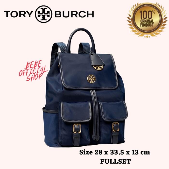 [ORIGINAL] TB PIPER FLAP BACKPACK NAVY TAS TB BACKPACK TAS TB ORIGINAL