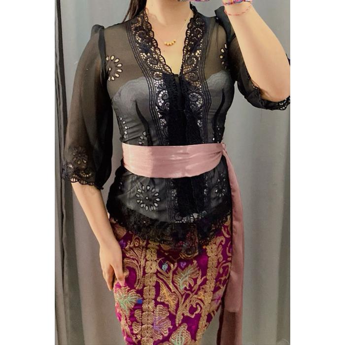 Super Murah! KEBAYA JADI BORDIR HITAM//KEBAYA JADI BALI Murah