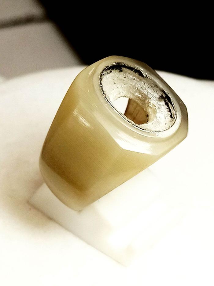 Cincin Ring tanduk kerbau bule