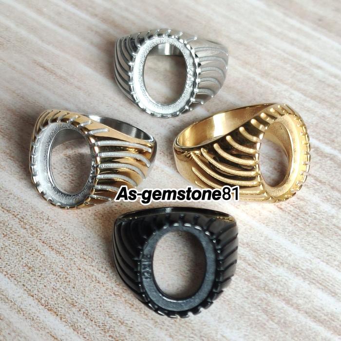 Cincin emban ringtitaniumT7 16*12