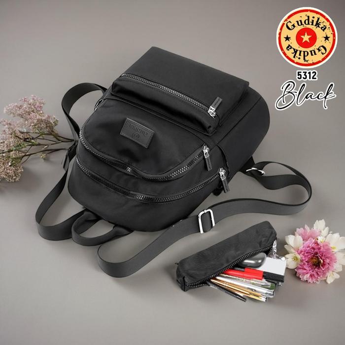 GUDIKA INARA 5312 ORIGINAL - TAS RANSEL BAHAN ANTI AIR TAS PUNGGUNG WANITA TAS BACKPACK WANITA