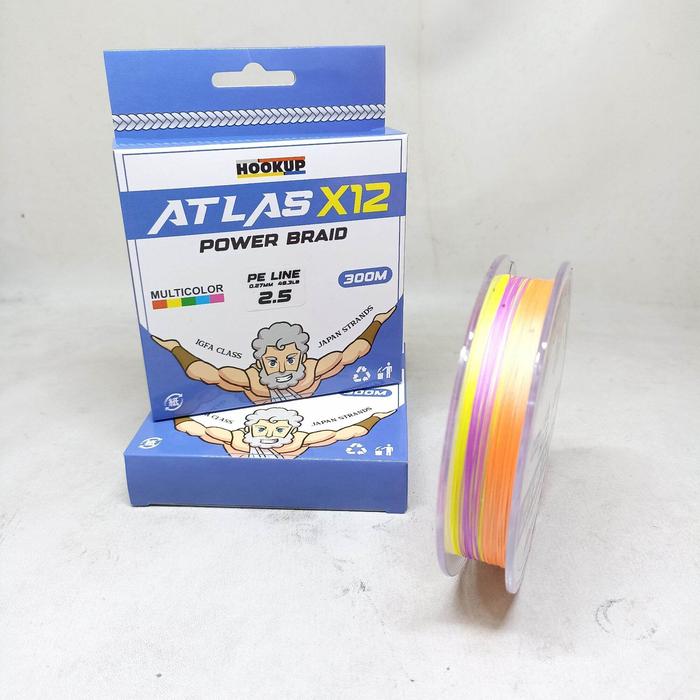 senar Pe hookup x12 multi color 150m dan 300m