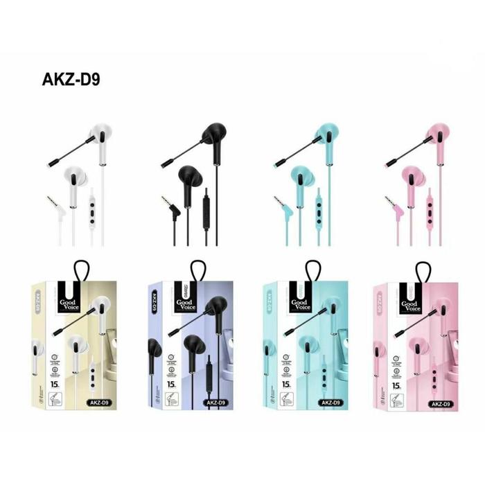 HANSFREE/HEADSET GAMING + MIC AKZ-D9 SUPER BASS