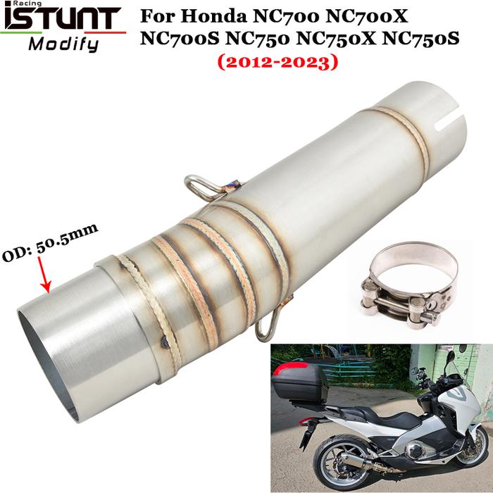 Motorcycle Exhaust Systems Slip On For Honda NC700 NC700X NC700S NC750 NC750X NC750S 2012-2023 Mid L