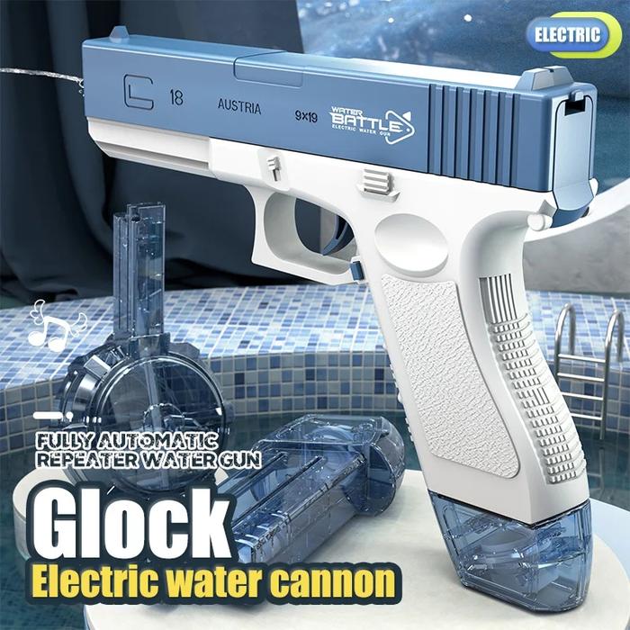 Children Electric Water Gun Toy High-pressure Strong Water Blaster Automatic Watergun Summer Outdoor
