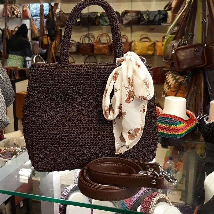 Tas Webe Syal / Tas Rajut Webe Wanita Rajut Galawi
