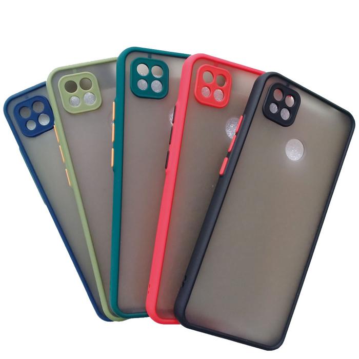 For Xiaomi Redmi 9C NFC Case Redmi 9C Cover Shockproof Bumper Color Frame Transparent Redmi 9C nfc