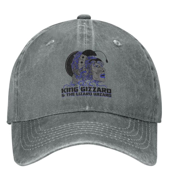 Band King Gizzard Vintage King Gizzard And The Lizard Wizard Merch Unisex Baseball Cap Distressed Ca
