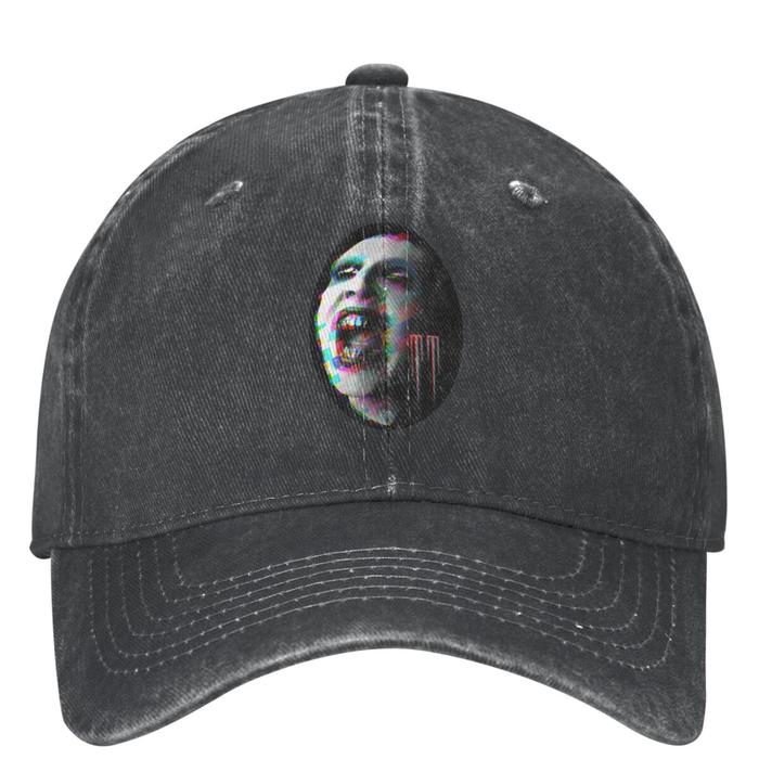Unisex Marilyn Manson Glitch Fan Gift Music Baseball Cap Vintage Distressed Denim Dad Hat Adjustable