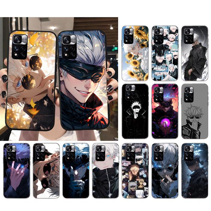 Jujutsu Kaisen Satoru Gojo Phone Case For Xiaomi Redmi note 13 12 Pro 11S 11 10 Pro 10S 12S Redmi 10