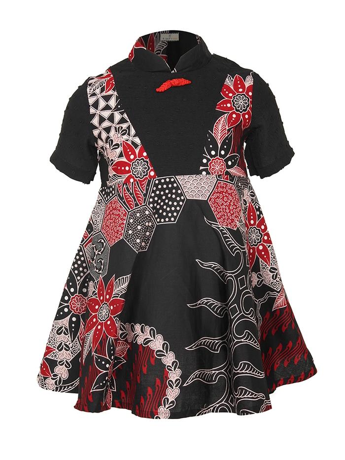 Rianty Batik Kids Premium Dress Anak Perempuan Lianzel Anzel