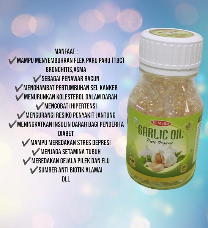 kapsul GARLIC OIL - Kolesterol 200 El Majid