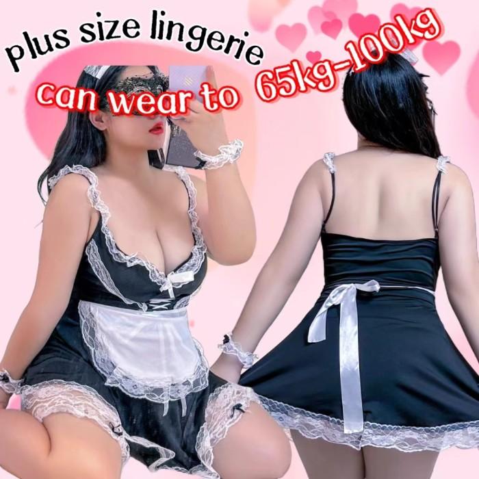 LINGERIE JUMBO BIG SIZE COSPLAY MAID / SET LINGERIE WAITRESS