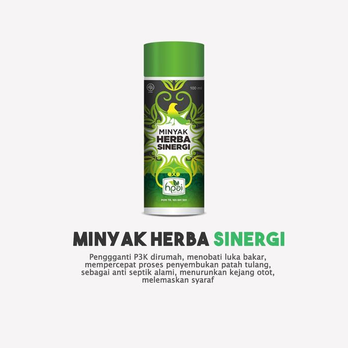 Promo Minyak herba sinergi hni 100ml minyak gosok untuk pegal linu obat nyeri sendi dan otot kaku