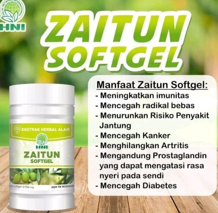 Minyak Zaitun Kapsul Softgel Kesehatan Vitalitas Hni Hpai