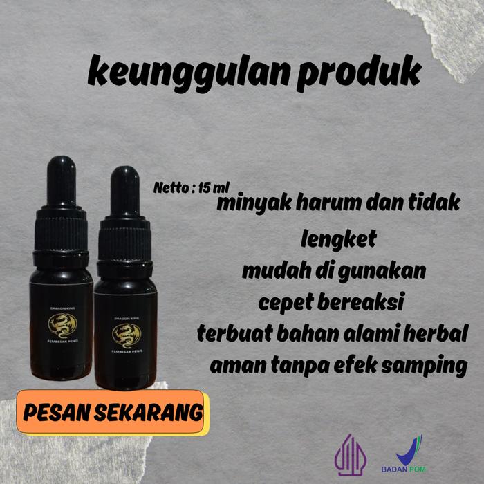 obat kuat tahan buat lelaki dragon king 100% herbal