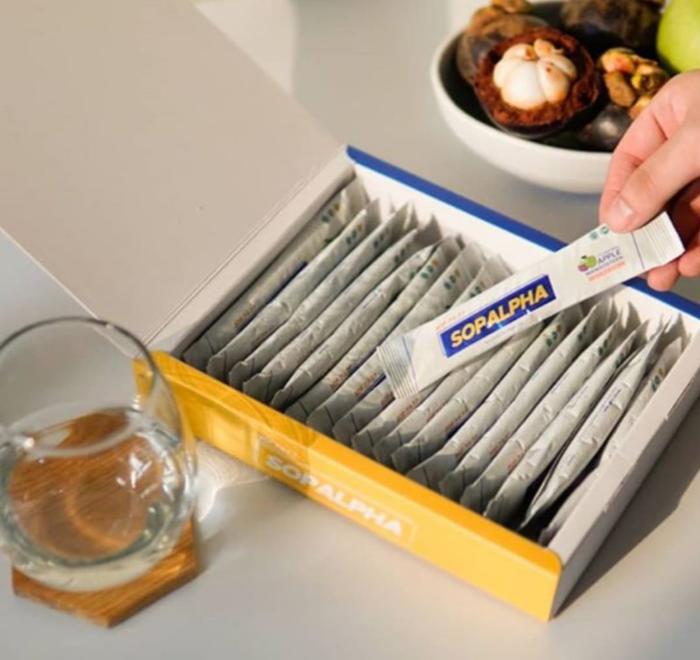 SOPALPHA BIOBOOST 1 BOX 18 SACHET ORIGINAL SUPLEMEN UNTUK IMUN TUBUH DAN KESEHATAN LAINNYA BPOM