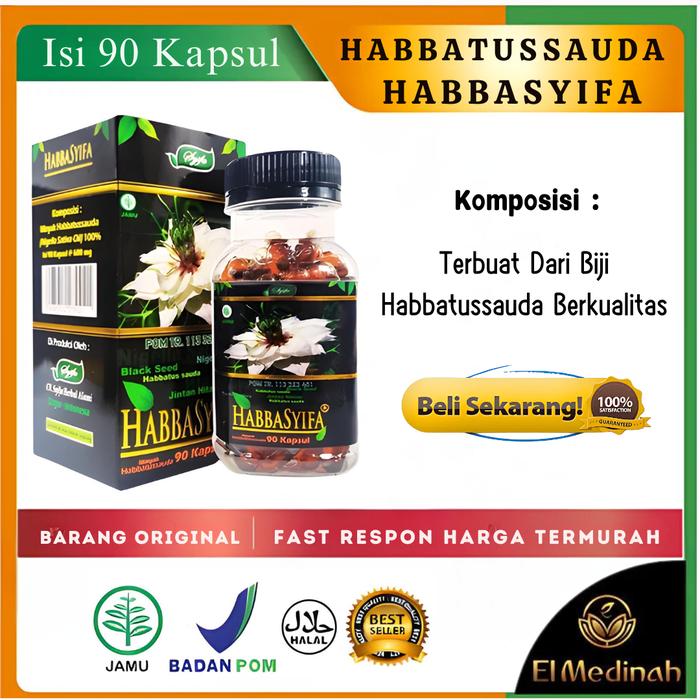 HABBASYFA - Habbasyifa Minyak Habbatussauda Black Seed Oil Isi 90 Kapsul