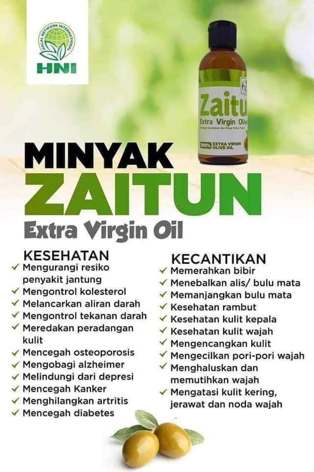 MINYAK ZAITUN HNI/HPAI 60 ml