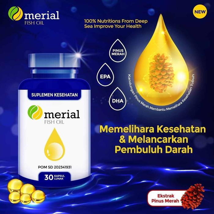 merial fish oil original asli 100% suplemen kesehatan tubuh herbal