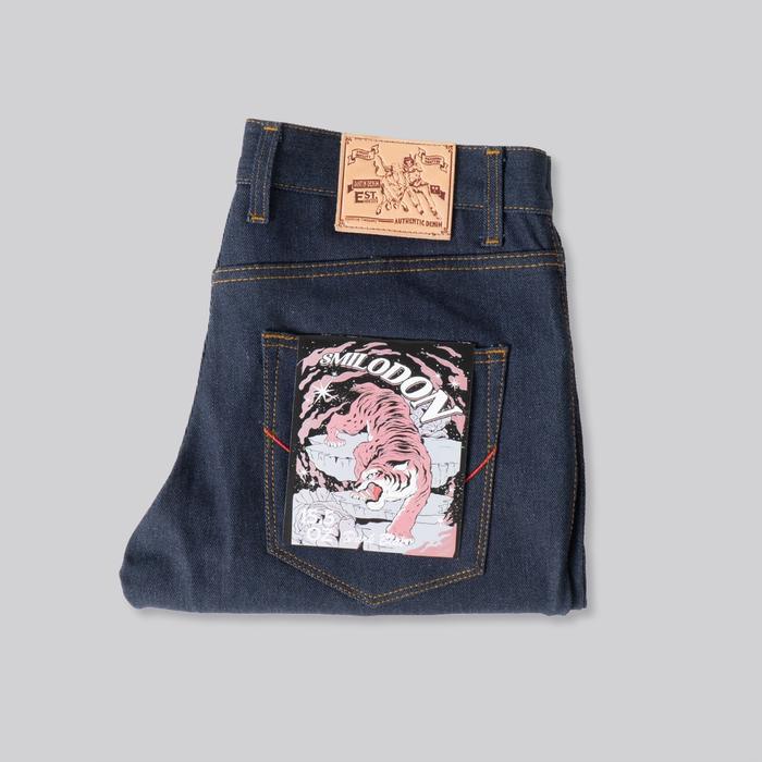 Smilodon Deep Blue Denim 15.5Oz (Best Quality)