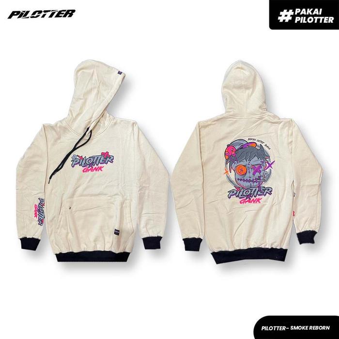 Hoodie Pilotter Smoke Original Hoodie Pilotter Smoke Reborn Hoodie Pilotter Racing Cowok Cewek (Best