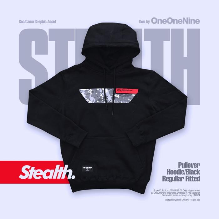 Ksr Oneonenine - Hoodie Stealth Black (Best Quality)