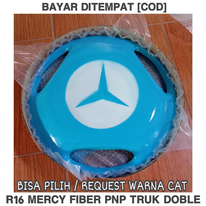 Weldop Truk Dobel Ring 16 Model Mercy Bahan Fiber, Wheeldop Wildop Weldof Wildof Dop R16 Truk Canter