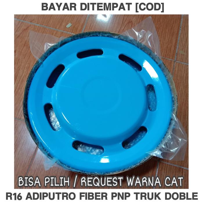 Weldop Truk Dobel Ring 16 Model Adiputro Bahan Fiber, Wheeldop Wildop Weldof Wildof Dop R16 Variasi 