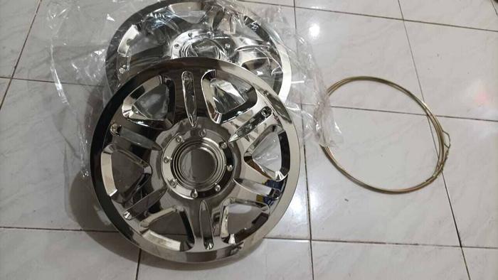 Tutup velg kaleng mobil ring 12 isi 4 pc untuk 4 velg kaleng mobil