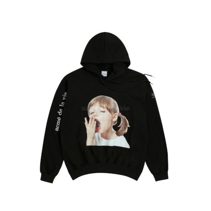 [Adlv] Acmedelavie Hoodie Black Yawn (Best Quality)