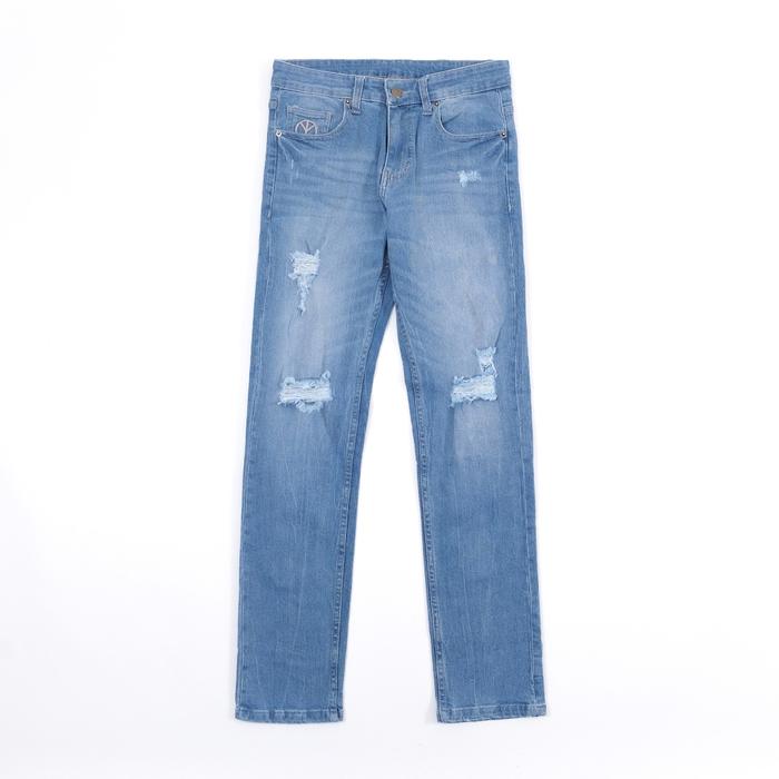 Tm420 Denim Destroyer - Sky Blue Washed Jeans (Best Quality)