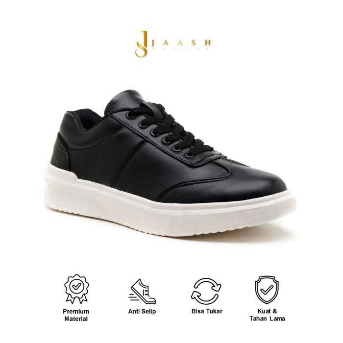 JAASH Family - Sepatu Sneakers Pria Hades Black White Casual Santai Original Shoes