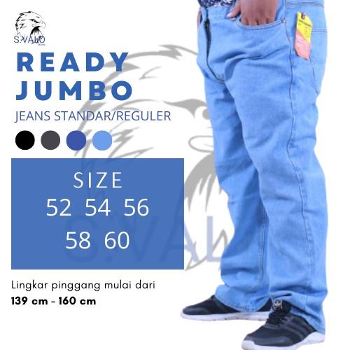 S.Valo Original - Celana Jeans Super Jumbo Termurah Ukuran 52 54 56 58 60 (Best Quality)
