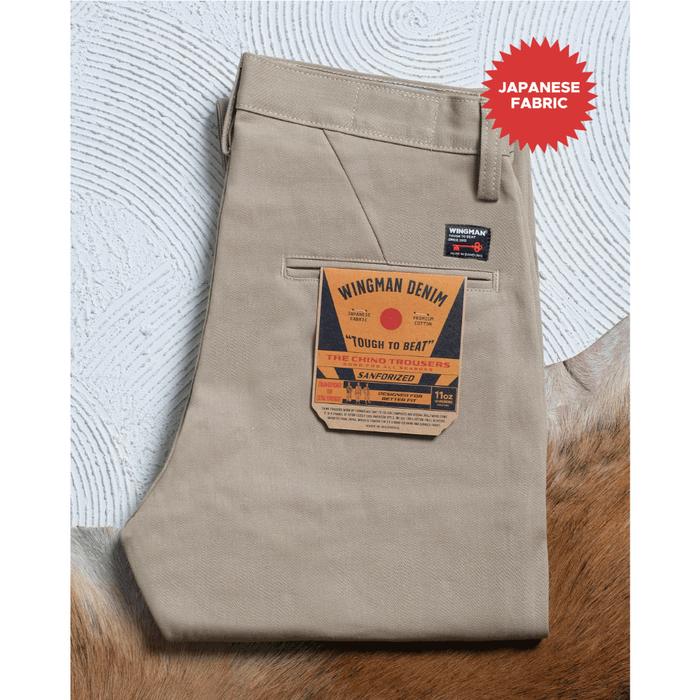 Wingman Denim - Chino Selvedge Khaki (Best Quality)